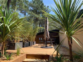Lacanau Océan, grand logement, grandes terrasses, pinède